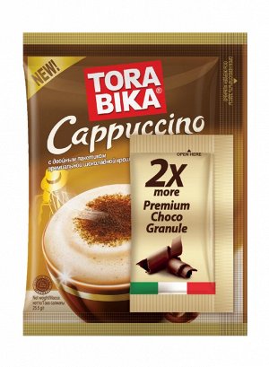Tora Bika Капучино пакет РАСТВОРИМЫЙ (Коробочка) 25гр*5 пакетиков