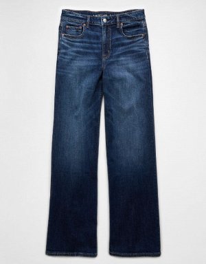 AE Dreamy Drape Stretch Super High-Waisted Baggy Wide-Leg Jean