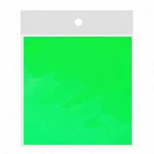 Светоотражающая плёнка, 47,5*47,5*0,1см, цвет зелёный