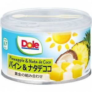 Ананасы консервированные (дольки) с кокосовым желе Dole 227 гр. 1/24