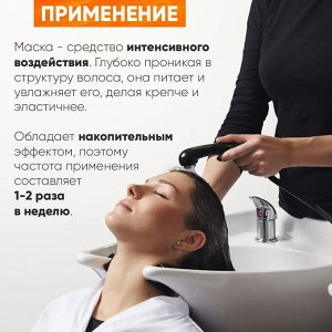 Эпика Маска для восстановления и питания волос Epica Professional Amber Shine ORGANIC 1000 мл