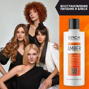 Epica Шампунь для восстановления волос и питания с облепиховым маслом Epica Professional Amber Shine ORGANIC 250 мл Эпика