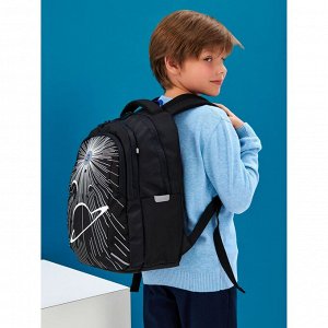 Рюкзак школьный GRIZZLYс карманом для ноутбука 13", анатомической спинкой, для мальчика