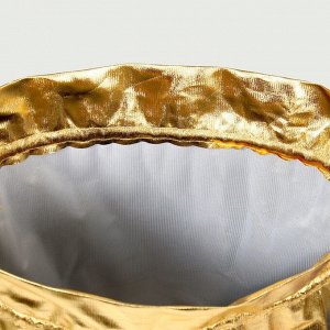 Мешок новогодний Деда Мороза, цвет золото, 60 х 40см