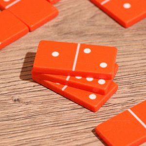 Игра настольная «Домино», в шкатулке, 20x7x4 см, дерево шишам