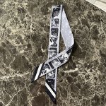 Принтованный платок-лента на сумку