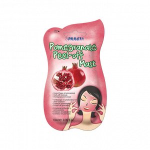 Очищающая маска-пленка "Prreti" для лица с экстрактом граната "Pomegranate Peel-off Mask" 10 мл