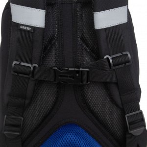 Рюкзак школьный GRIZZLYс карманом для ноутбука 13", анатомической спинкой, для мальчика