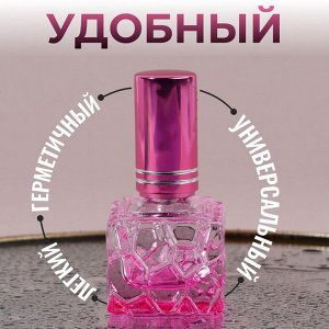 Флакон стеклянный для парфюма Relief, с распылителем, 8 мл, МИКС