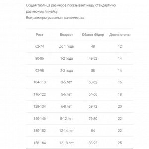 Размерная сетка