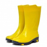 Детские резиновые сапожки Nordman Rain с вкладышем жёлтый