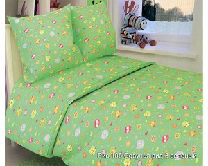 Постельное белье из бязи 125 г/м2 "Сказочная страна" 110*140 (диз.: 105)