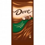 Шоколад DOVE дробленный фундук 90 гр