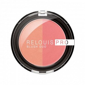 Румяна компактные 2-х цветные "PRO Blush" RELOUIS 5гр.