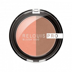 Румяна компактные 2-х цветные "PRO Blush" RELOUIS 5гр.