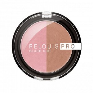 Румяна компактные 2-х цветные "PRO Blush" RELOUIS 5гр.