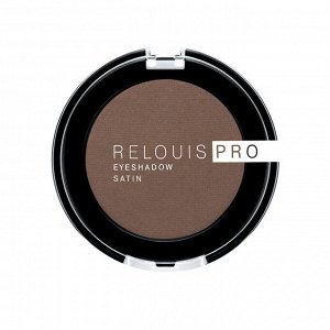 Тени д/век компактные с деликатным свечением "PRO Satin" RELOUIS 3гр.