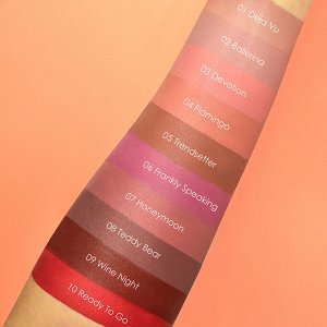Жидкая стойкая помада с бархатным матовым финишем «Paradiso Long-Lasting Matte» RELOUIS 3.5гр.