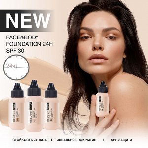 Тональный крем-флюид с матовым финишем и стойкостью 24 часа "PRO Face&Body" SPF30 RELOUIS 30мл.