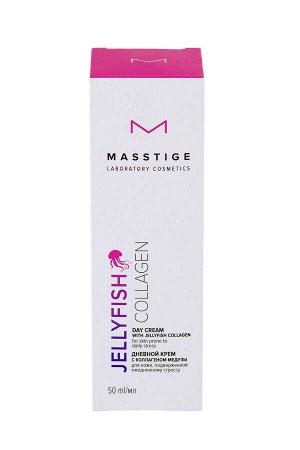 Крем дневной против стресса с коллагеном медузы "Jellyfish Collagen" MASSTIGE 50мл.