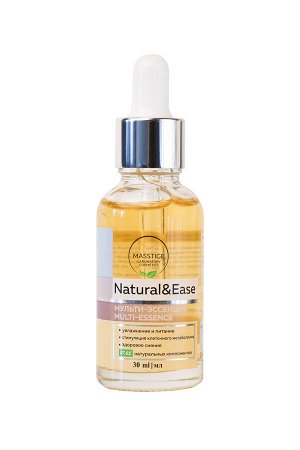 Мульти-эссенция д/увлажнения и питания кожи "Natural&Ease" 97,6% натур. компонентов MASSTIGE 30мл.
