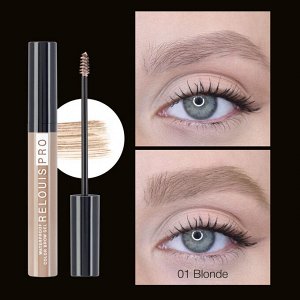 Гель д/бровей водостойкий оттеночный "Waterproof Color Brow Gel PRO" RELOUIS 6гр.