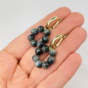 Серьги из Соколиного глаза