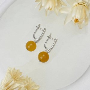 Серьги из Опала желтого (Перу)