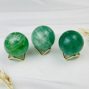 Шар из камня Флюорит на подставке