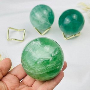 Шар из камня Флюорит на подставке