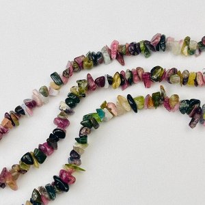 Бусины для рукоделия из Турмалина крошка