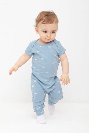 Полукомбинезон(Весна-Лето)+baby (пыльно-синий, штиль)