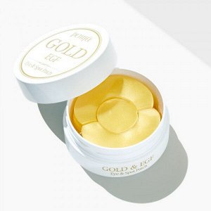 Petitfee Gold & EGF Eye&Spot Patch Гидрогелевые патчи для век и межбровья с золотом и EGF