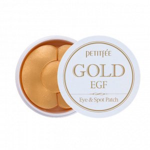 Petitfee Gold & EGF Eye&Spot Patch Гидрогелевые патчи для век и межбровья с золотом и EGF