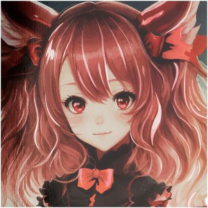 Папка для тетрадей 1 отделение, А4, ArtSpace ""Kawai Girl"", ламинированный картон, фольга, на молнии