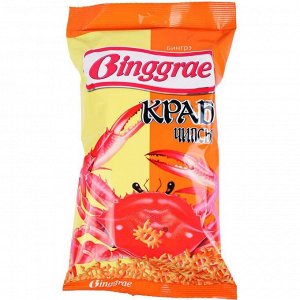 Бингрэ,Чипсы 80 гр краб,Binggrae