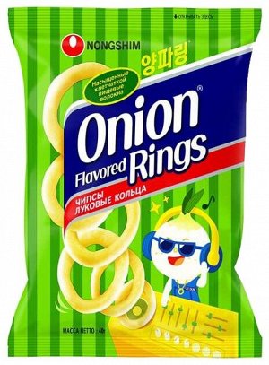 Нонгшим,Чипсы луковые кольца 40 гр,Nongshim