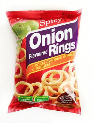 Нонгшим,Чипсы луковые С ПЕРЦЕМ (ОСТРЫЕ) 40 гр,Nongshim