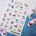 Слайдер-дизайн Fashion Nails, фольгированный M342