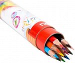 Карандаши цветные DELI &quot;ColoRun&quot; трехгранные, 12 цветов