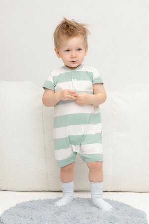 Полукомбинезон(Весна-Лето)+boys (голубая дымка, полоска к476)
