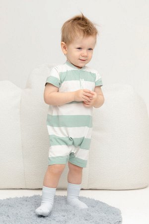 Полукомбинезон(Весна-Лето)+boys (голубая дымка, полоска к476)