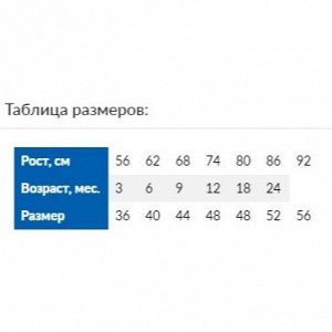 Размерная сетка
