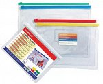 Папка на молнии ErichKrause &quot;Zip Pocket&quot; В6, ассорти