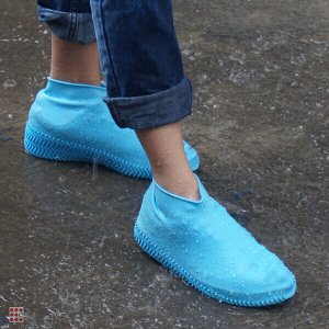Альфа812 Ультра-эластичные силиконовые бахилы от дождя Waterproof silicone shoe cover