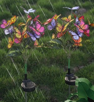 -50% Набор садовых светильников на солнечной батарее &quot;Solar Flower&quot;, 2 шт.