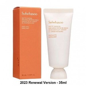 Sulwhasoo White Ginseng Radiance Refining Mask Очищающая пилинг маска 35 мл