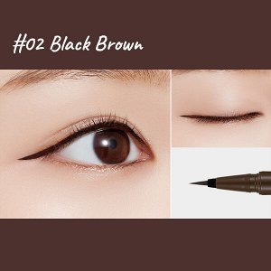 Ультра-точный жидкий лайнер для глаз A'Pieu Born To Be MadProof Liquid Liner #02 Black Brown, 0.6г