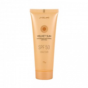 Солнцезащитный флюид д/лица "Velvet Sun" SPF50 Liv Delano 75гр. (подходит д/светлой и детской кожи), шт