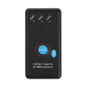 Адаптер для диагностики авто ELM327 OBD 2, Bluetooth, версия 1.5